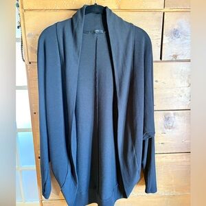 Tart Black Open Front Cardigan